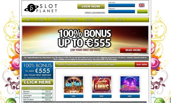 Slot Planet Casino review