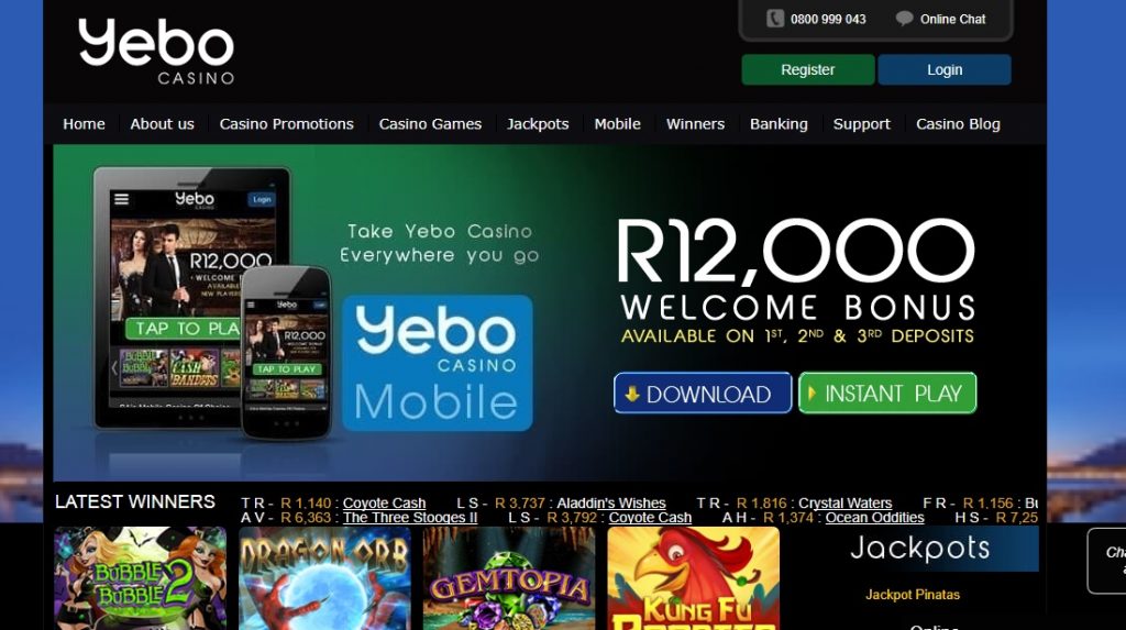 yebo mobile casino download