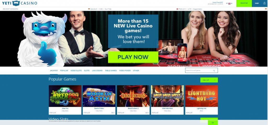 Yeti casino review