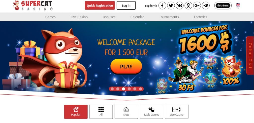 SuperCat Casino Review