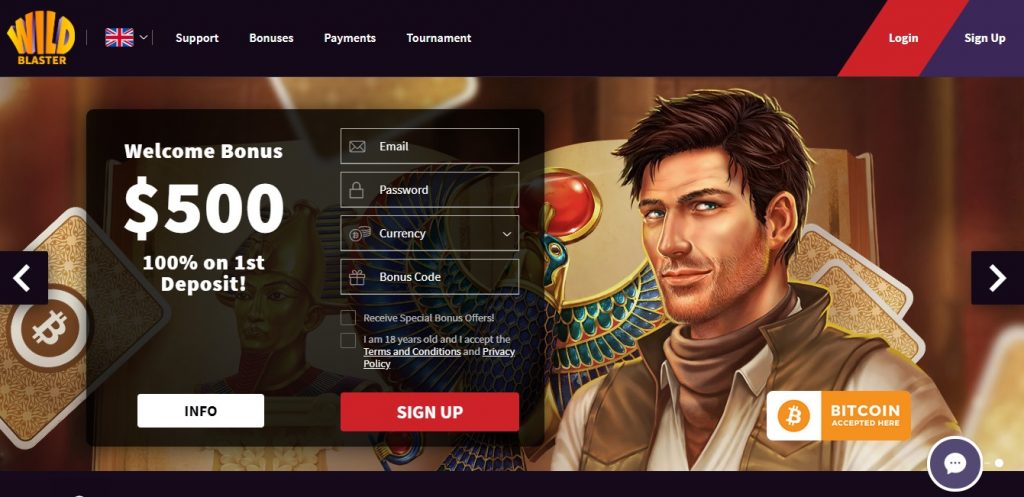 Wildblaster Casino review