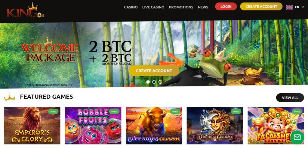 Kingbit casino review