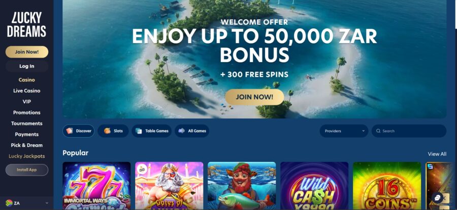 Lucky Dreams Casino Review South Africa