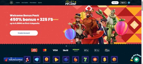 Rollino Casino Review SA